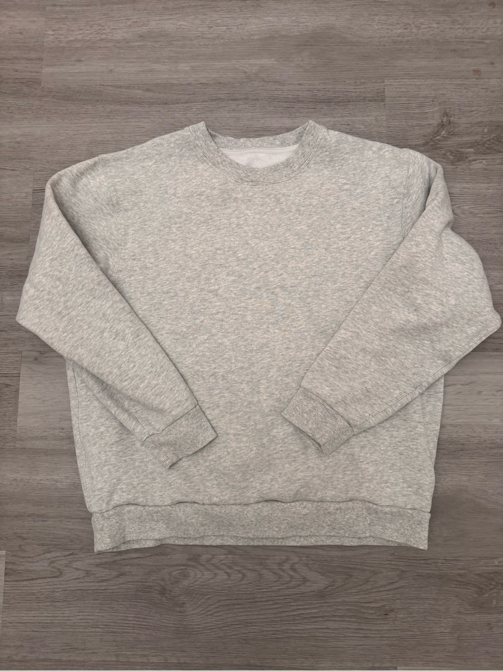 Lululemon sweatshirt city sweat crew grey size M